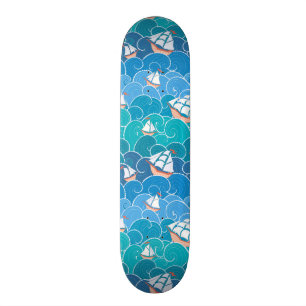 Felsiges Seemuster Skateboard