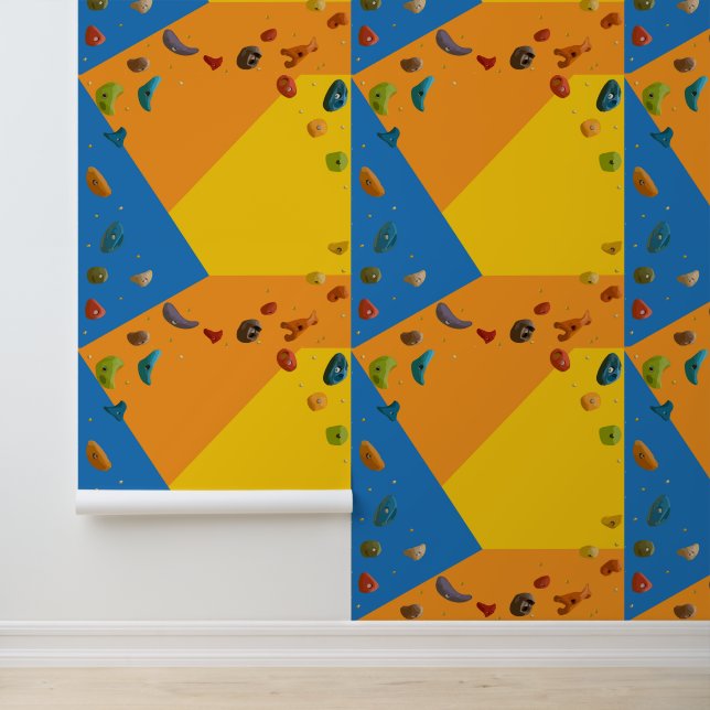 Felskletterwand Tapete (Anwendung)