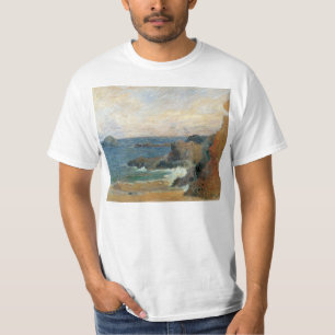 Felsküste von Paul Gauguin, Vintager Impressionism T-Shirt