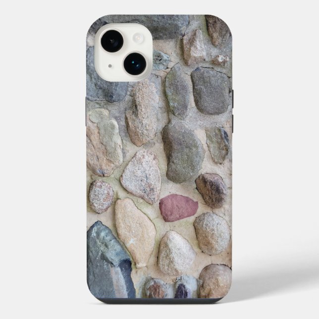 Felsmauer iPhone 14 Plus Hülle (Rückseite)