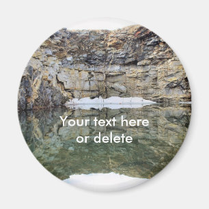Felsreflexionen #1 Natur Personalisiert Magnet