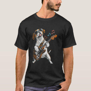 Felszeigerhund spielt Gitarre Lustiger Gitarrenzei T-Shirt