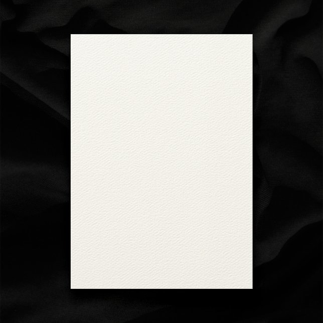 Felt Ecru 5" x 7" Blank Sample Wedding Einladung (Felt ecru 5" x 7" white wedding invitation)