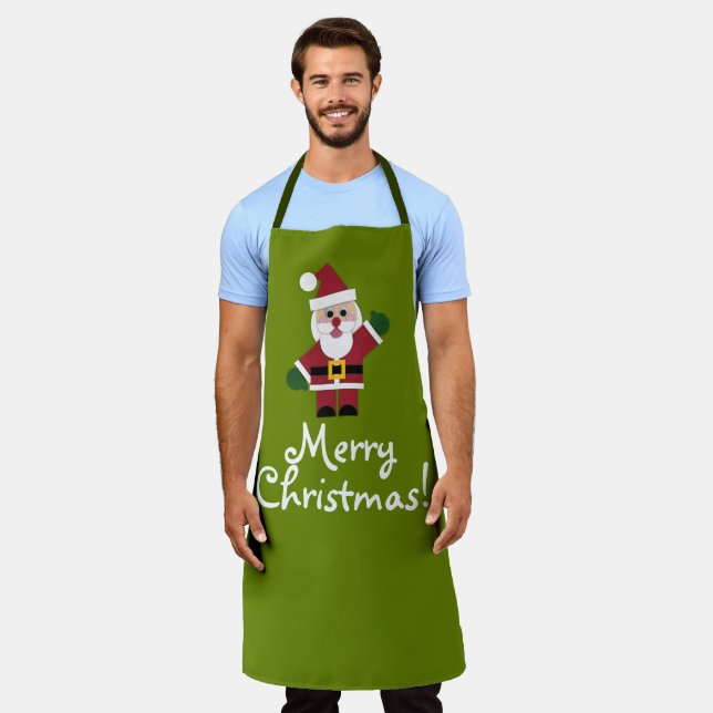 Felt Santa 2021 Schürze (Getragen)