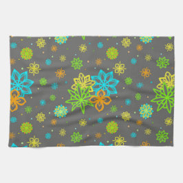 Felt Tip Blume - Emmy Pattern Geschirrtuch