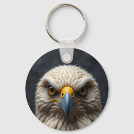 Felted Bird Portrait Schlüsselanhänger