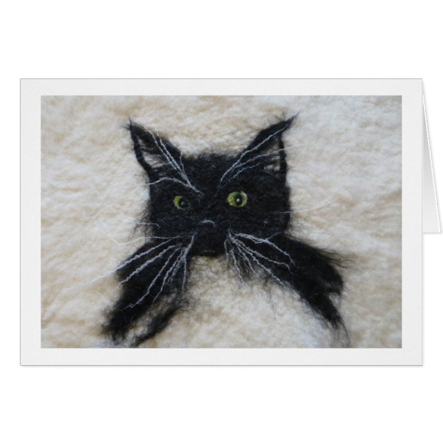 Felted Tuxedo Cat (Vorderseite (Horizontal))