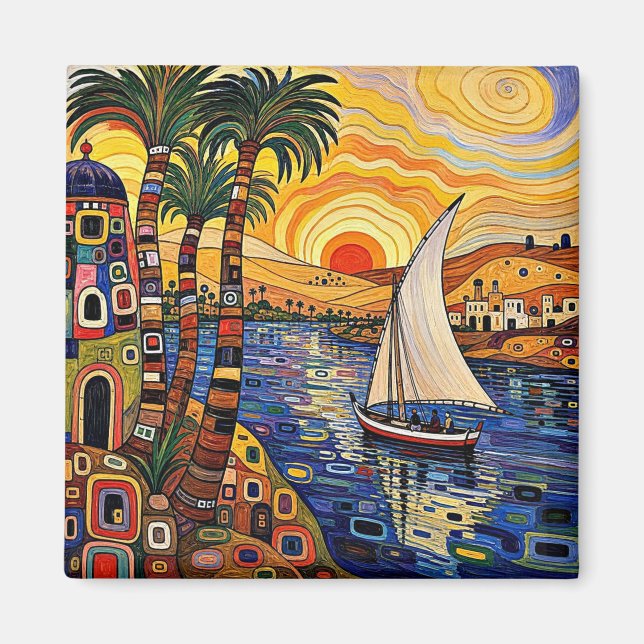 Felucca auf dem Fluss Magnet (Vorne)