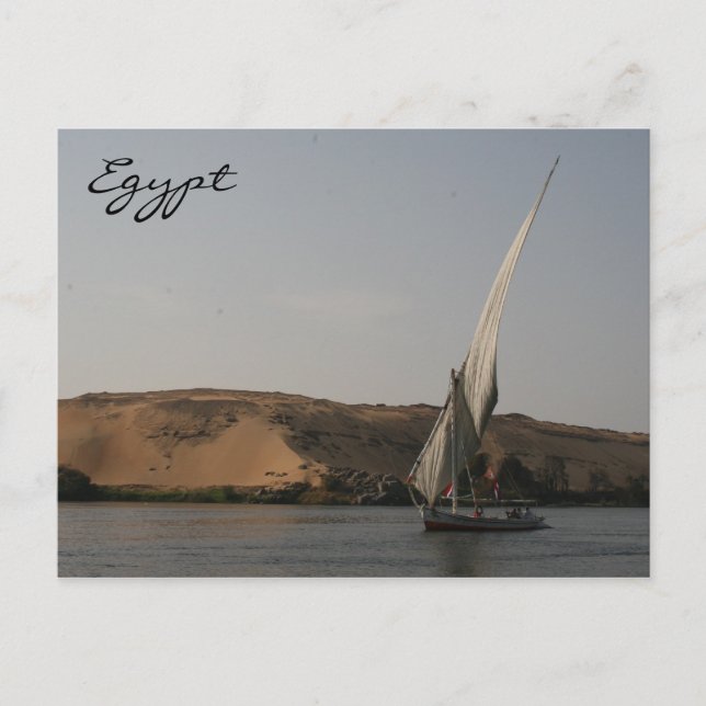 Felucca Postkarte (Vorderseite)