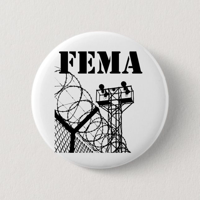 Fema-Lager Button (Vorderseite)
