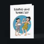 Female 30th Birthday Karte<br><div class="desc">Funny 30th Birthday Greeting Card for woman turning 30 years old</div>