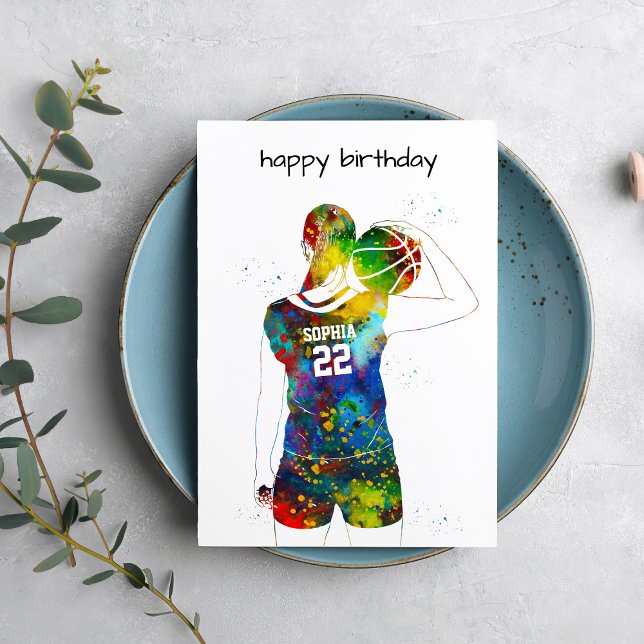Female Basketball Player Karte (Von Creator hochgeladen)