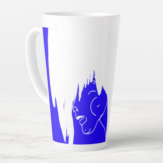 Female Cloud Spirit Large Mug Milchtasse (Linke Ecke)