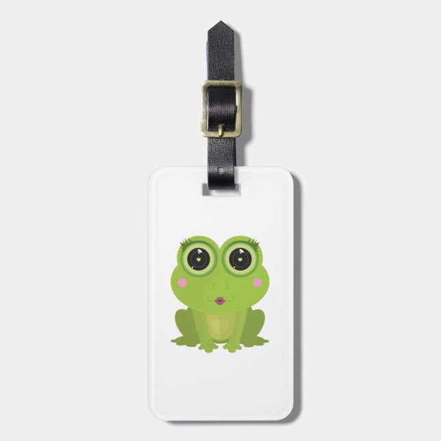 Female Frog Gepäckanhänger (Vorderseite vertikal)