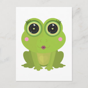Female Frog Postkarte