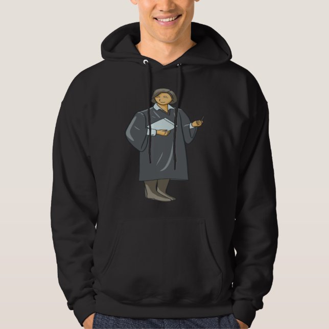 Female Lawyer Law Lawyer Hoodie (Vorderseite)