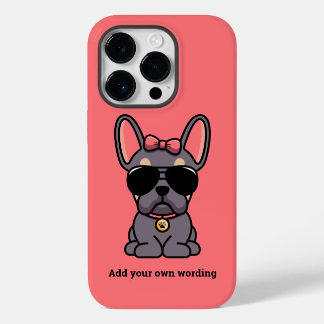 Female Lilac Tan French Bulldog Case-Mate iPhone 14 Pro Hülle (Rückseite)