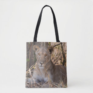 Female Lion Tote Bag Tasche