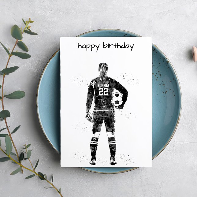 Female Soccer Goalie Karte (Von Creator hochgeladen)