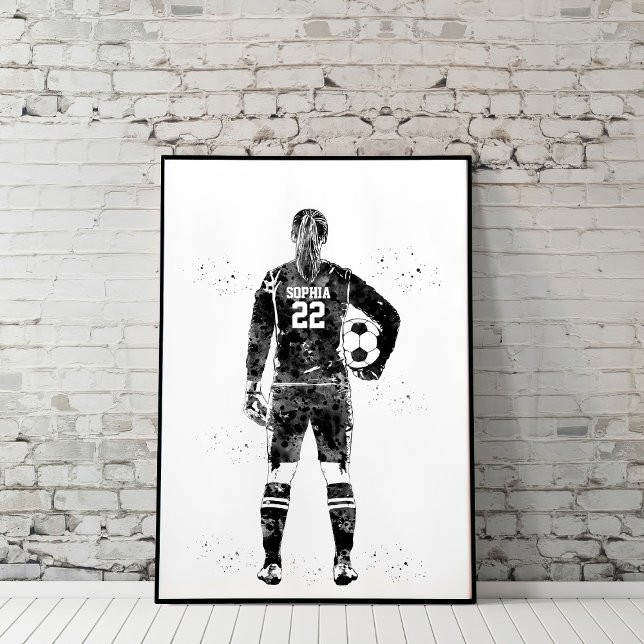 Female Soccer Goalie Poster (Von Creator hochgeladen)