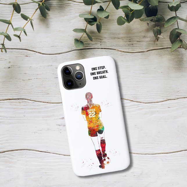 Female Soccer Player iPhone 11 Pro Case (Von Creator hochgeladen)