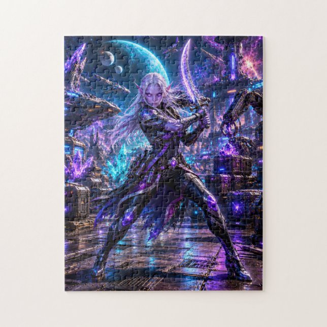 Female Space Pirate — Alien Duelist (Vertikal)