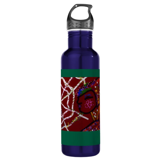 Female Spider Pharaoh Stainless Steel Water Bottle Edelstahlflasche (Vorderseite)