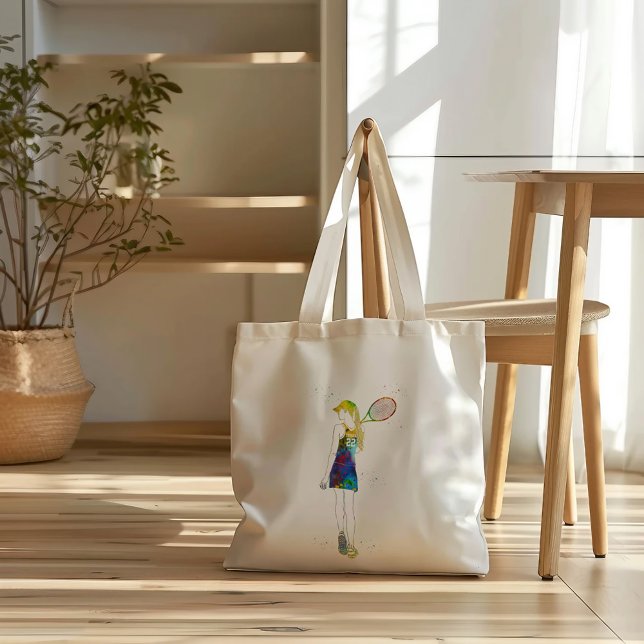 Female Tennis Player Tragetasche (Von Creator hochgeladen)