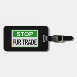 Femaler Handel stoppen Grün Gepäckanhänger
