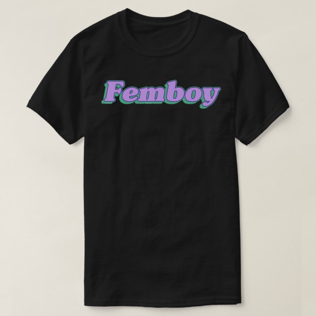 Femboy Aesthetic Crossdressing T-Shirt (Design vorne)