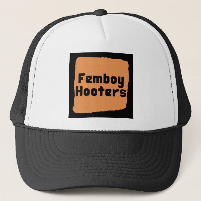 Femboy Hooters Truckerkappe (Vorderseite)