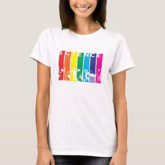 Femelle avancée de T-shirt de classe de la Science