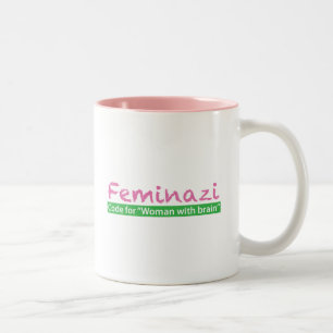 Feminazi Zweifarbige Tasse
