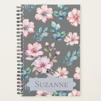 Feminin Floral Élégant Planificateur
