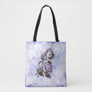 *~* Feminine Celestis Space Rose & Spitzen Tasche