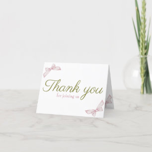 Feminine Coquette Vintag Floral Geburtstagsparty Dankeskarte