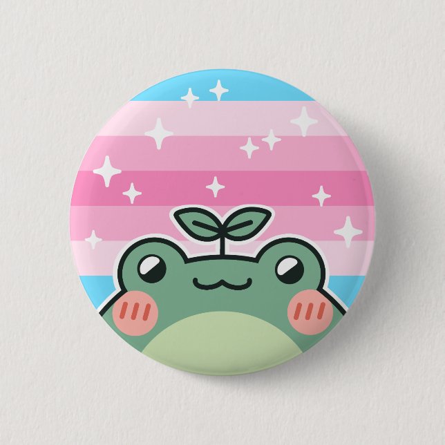 Feminine LGBT-Flag-Flag-Taste Button (Vorderseite)