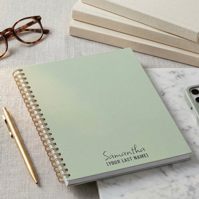 Feminine Minimalist | Dusty Sage Planer (Feminine Minimalist  Dusty Sage Planner
)