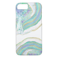 Feminine Pastel Agate Pattern