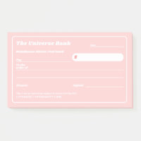 Feminine Pink Financial Manifestation Blank Karo