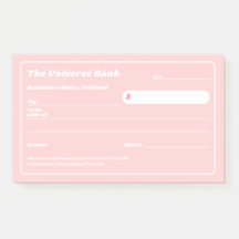 Feminine Pink Financial Manifestation Blank Karo