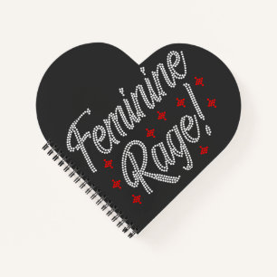Feminine Rage Kristall Design Notizbuch