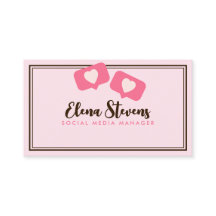 Feminine Social Pink Script QR-Code