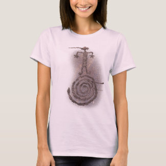 Feminine Spiral Petroglyph T-Shirt