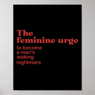 Feminine Urge Wandern Poster