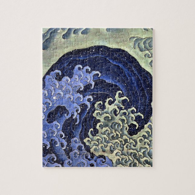 Feminine Wave Japanisch Vintag Katsushika Hokusai (Vertikal)