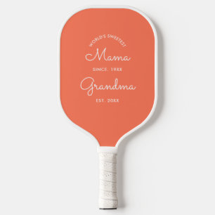 Femininer Chic Oma etabliert Pickleball Schläger