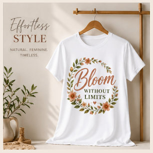 Feminines Inspirierendes Boho Grafik T-Shirt für F