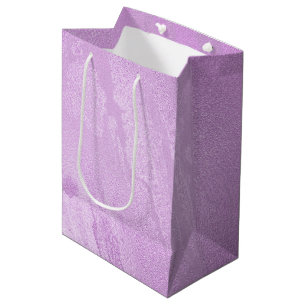 Feminines Lila Abstrakt Mittlere Geschenktüte