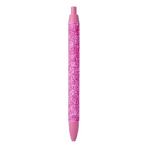 Feminines Rosa Glitter Modern Hübsches Glänzendes Kugelschreiber